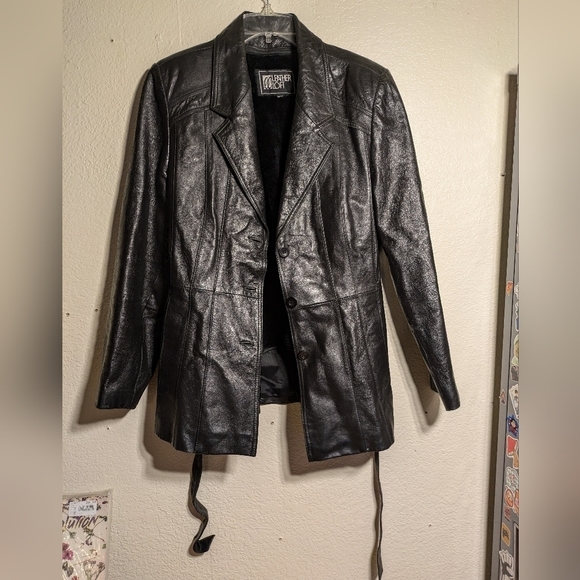 leather loaf Jackets & Blazers - Leather loaf leather jacket size 13/14 vintage